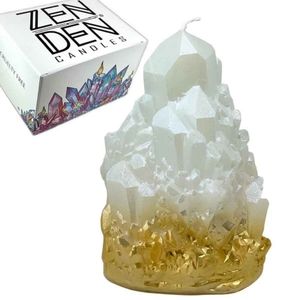 EXCLUSIVE GOLD DIPPED Abundance Quartz - Gold / White